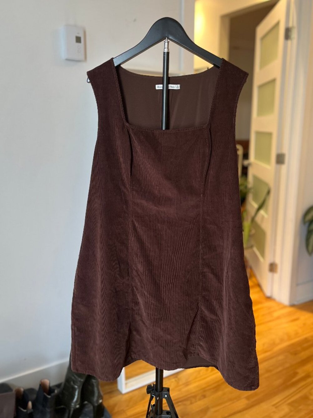Brown corduroy pinny dress - Abercrombie Size XL